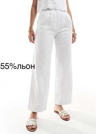 Лляні штани abercrombie & fitch (розмір 27 / s / 4)