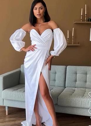 Платье женское короливський атлас м'який 36 38 40 42 44 46 48 50 52 54 56 58 60 62 64 66 68 70 размера | 58