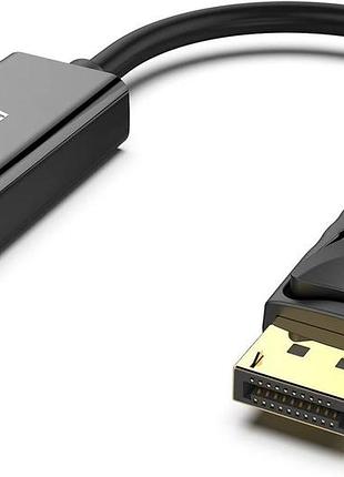 Адаптер benfei 4k displayport - hdmi, однонаправлений екран dp 1.2 для підключення до комп'ютера та hdmi 1.4, позолочений адаптер