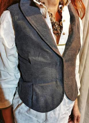 Жилетка безрукавка коттон хлопок жилет opus