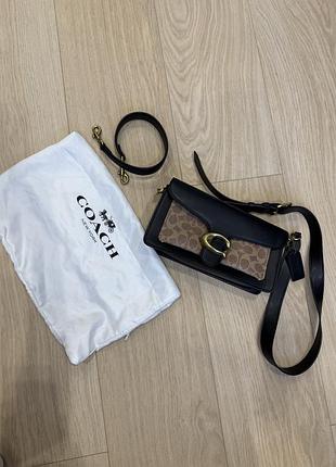 Сумка coach tabby чорна