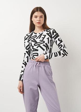 Футболка forstime 799*01 длинный рукав женск. белый l/xl (191 970)