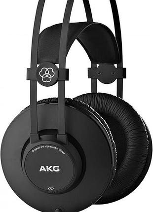 Проводные наушники akg k52 ,кабель 3 м - черные