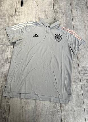 Мужская футбольная футболка поло adidas germany