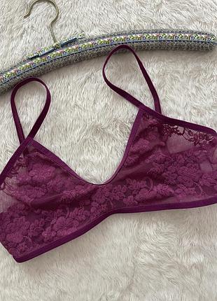 Мереживний топ/бюстгальтер american apparel
