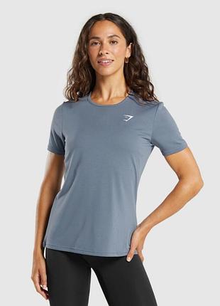 Футболка gymshark b2a5z-uctm*60 жіночк. сірий s (194 830)