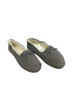 Тапки nutmeg 028436*60 женск. серый 06 (191 490)