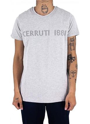Футболка cerruti 13999*60 мужск. серый s (188 259)