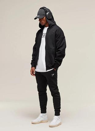 Брюки gymshark a2a4h-bbbb*10 мужск. черный xl (195 545)