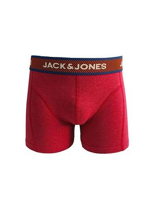 Трусы jack & jones 194291*21 комплект 3 шт мужск. бордо s (194 291)