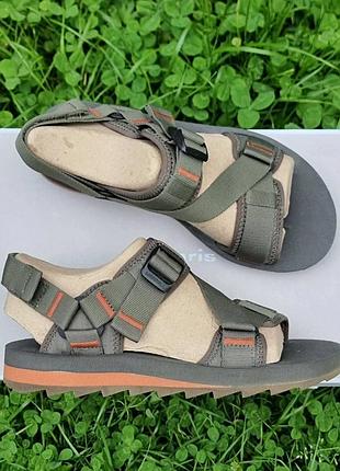 Оригінальні чоловічі текстильні сандалі merrell alpine strap olive, 42р. на стопу 27 см