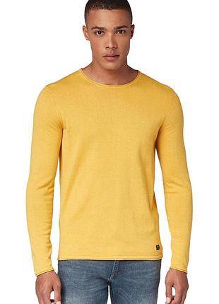 (164 973) свитер tom tailor 1008077*30 мужск. желтый xs