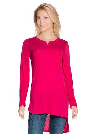 Футболка benetton 17p3i65e7052*02e длин.рукав женск. розовый s (162 606)