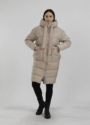(187 481) пальто new color 3096*65 женск. бежевый m