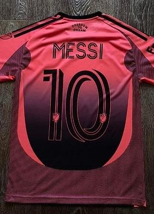 Спортивная футбольная футболка adidas messi inter miami на рост 176 s
