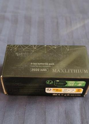 Акумулятор maxlithium a1g2e001 (14.4v, 2600mah) для робота пилососа. eufy robovac | ecovacs deebot | tesvor |  coredy |  shark ion
