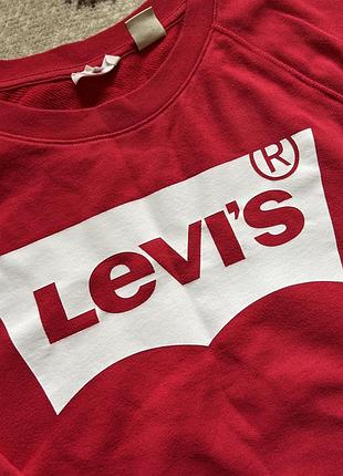 Червоний світшот levi’s 2