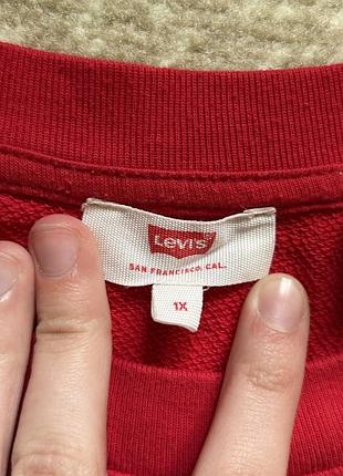Червоний світшот levi’s 3