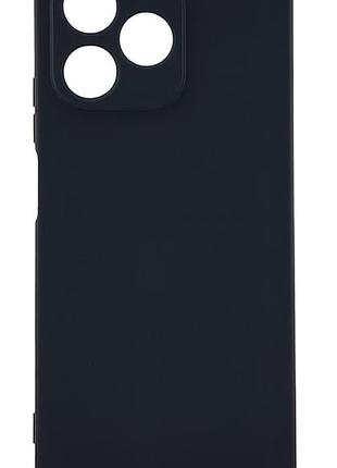 Чехол silicone case для realme note 50 (rmx3834) бампер с микрофиброй черный