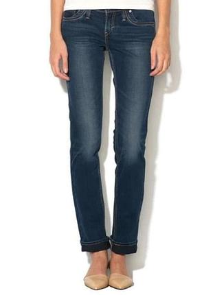 (151 055) джинсы levi's 16736-0012 женск. темно/синий 25