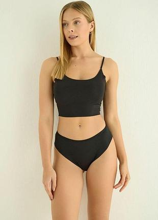 (188 971) трусы vanilya secret 1111*10 женск. черный s/m