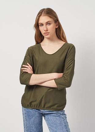 Футболка tom tailor 1013909*91 рукав3/4 женск. хаки s (181 576)