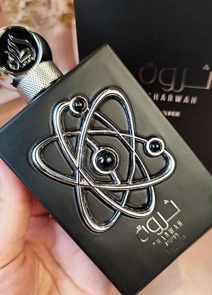 Мужская парфюмерная вода lattafa tharwah silver 5мл распив оригинальной парфюмерии 5 мл