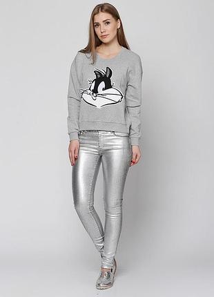 Штани silvian heach cva14730*62 жіночк. світло/сірий 46 (122 522)