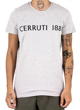 Футболка cerruti 14019*60 мужск. серый s (188 266)