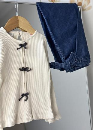 Кофта з бантиками zara 5р 2