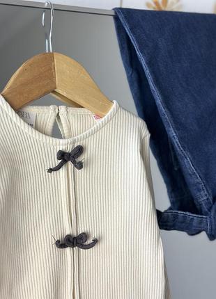 Кофта з бантиками zara 5р 3