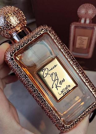 Женская парфюмерная вода lattafa queen of roses​​​​​​​​​​​​​​ 30мл распив оригинальной парфюмерии 30 мл