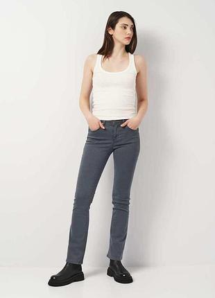Джинсы женские серые benetton 4wp157383*60 размер 25