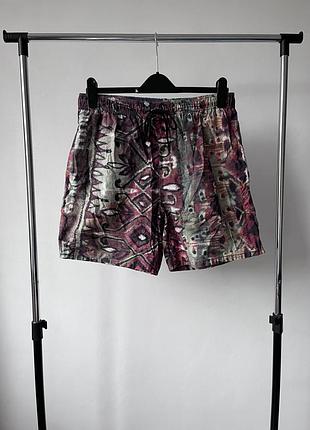 Чоловічі шорти із 100% бавовни, шорти бавовна у розмірі m, l, vintage 90s y2k military real tree camo shorts made in italy 🇮🇹