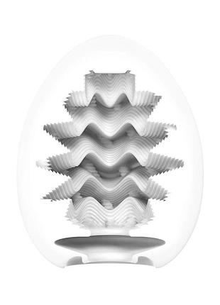 Мастурбатор-яйцо tenga egg wavy 3