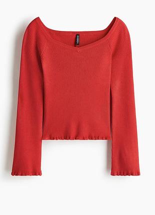 Кофта h&m червона 4