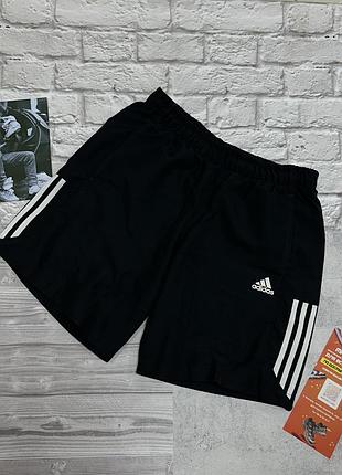 Чоловічі чорні спортивні шорти adidas essentials train оригінал пляжні для басейну тенісу залу тренуаань бігу гри в футбол  повсякденні бу розмір м
