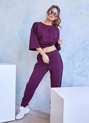 Спортивні костюми issa plus 11970 xxl бордовий