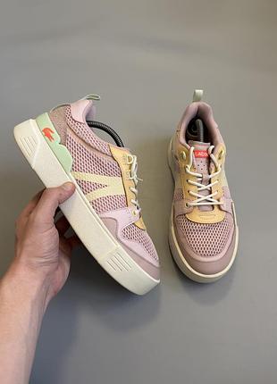 Кеды lacoste l002 41(26см) carnaby backcourt baseshot