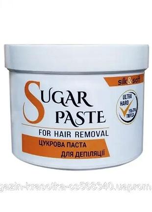 Silk&soft сахарная паста ультра твердая ultra hard 500г + 150г