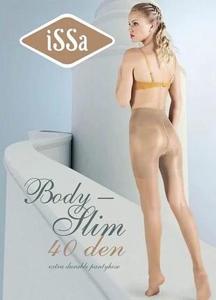 Колготки issa plus bodyslim40 5 чорний