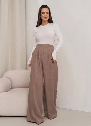 Брюки issa plus 14455 xxl коричневый