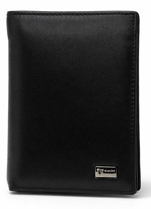Мужской кожаный кошелек wanlima 22528501973a1 black