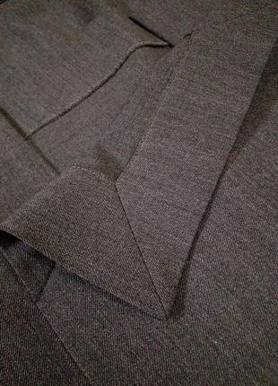Kenzo paris юбка из тонкой шерстяной ткани прямая серая винтаж8 фото