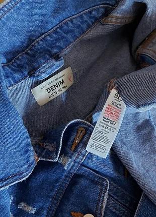 Куртка джинс!! cotton 8-13 лет 4