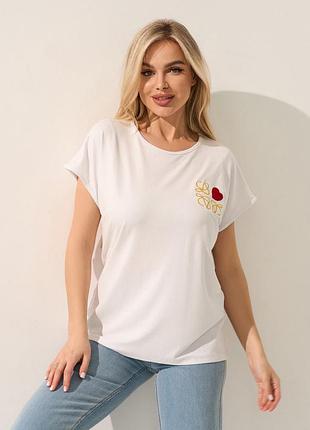 Футболки issa plus 15594 3xl белый