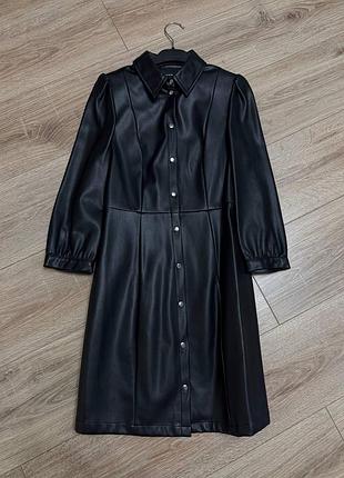Платье vero moda экокожа 3