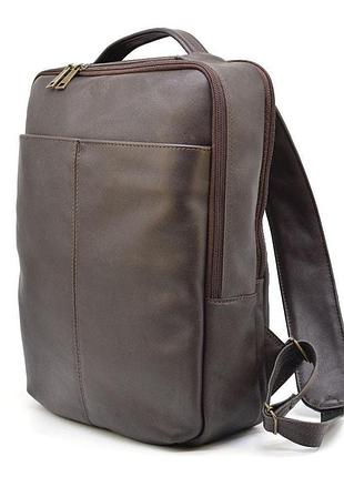 Шкіряний чоловічий рюкзак коричневий gc-7280-3md tarwa nai