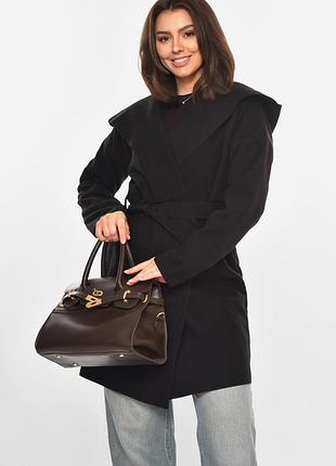 Кардиган женский однотонный черного цвета р.onesize 213290k