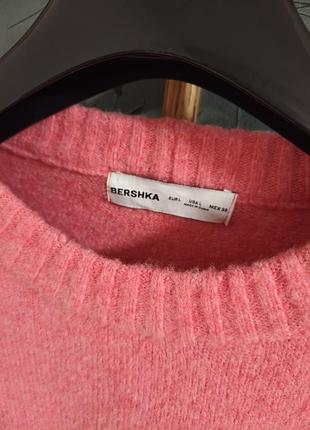 Мягкая теплая кофта bershka,p. l 8